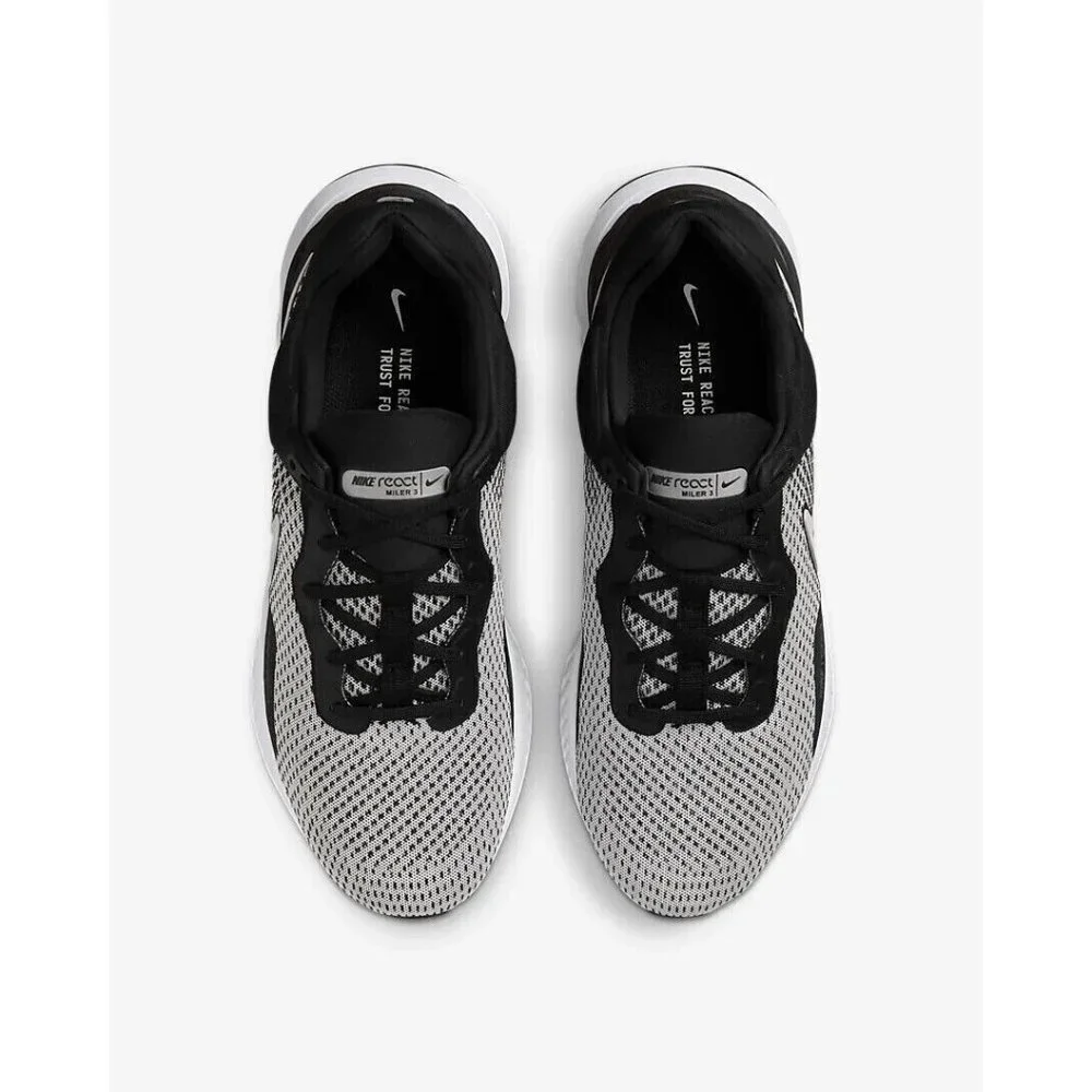 Nike React Miler 3 Men's Sneaker Shoe Limited Edition Athletic White DD0490-101 - Picture 8 of 16